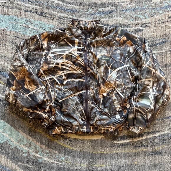 Men's Gamehide Advantage Camouflage Camo Brown Reversible Hunting Jacket Sz M - Picture 1 of 8